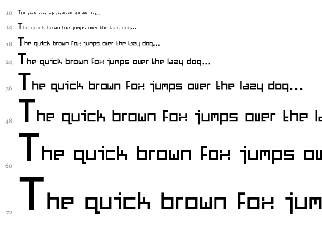 Mars font waterfall